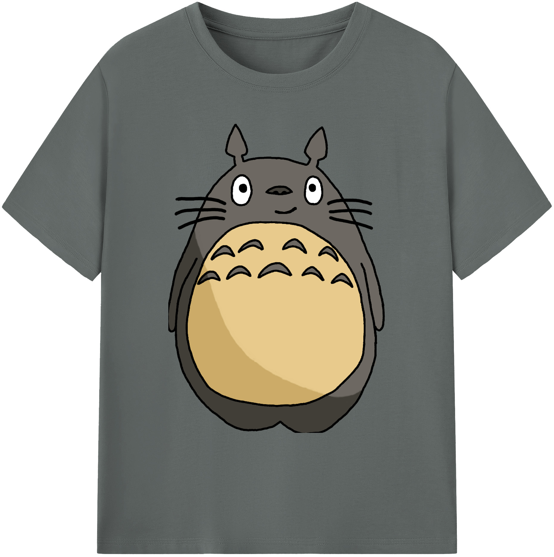 （画像用） となりのトトロ 草壁メイ 草壁サツキ My Neighbor Totoro Satsuki Kusakabe Mei Kusakabe 綿100％ メンズ半袖Tシャツ｜肌触りやわらか＆通気性